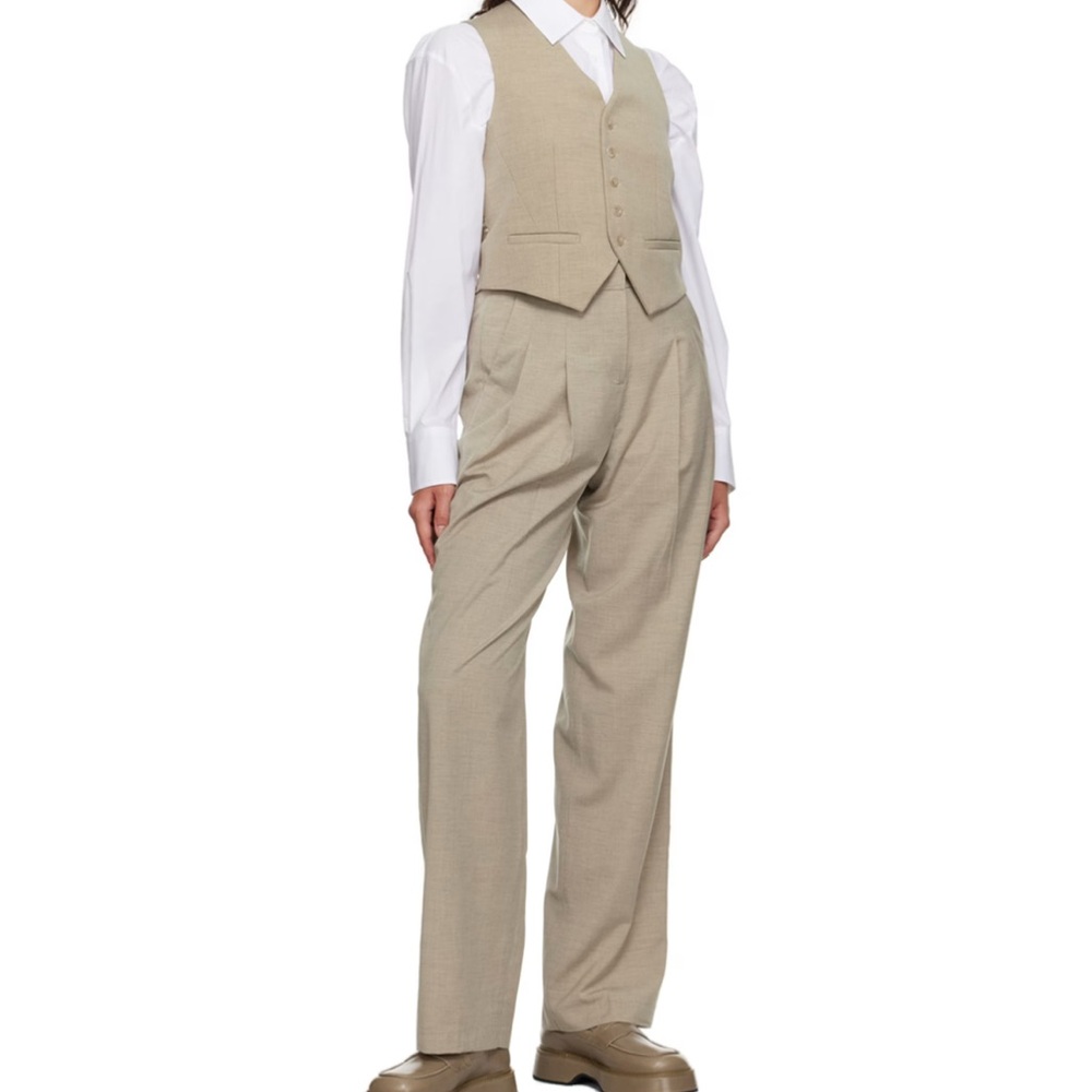 The Frankie Shop Taupe Gelso Pants NWT